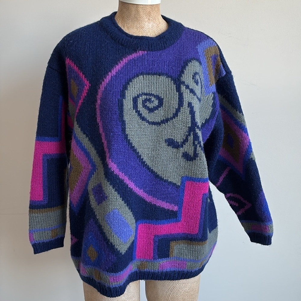 Vintage Esprit  Abstract Sweater - Picture 4 of 5